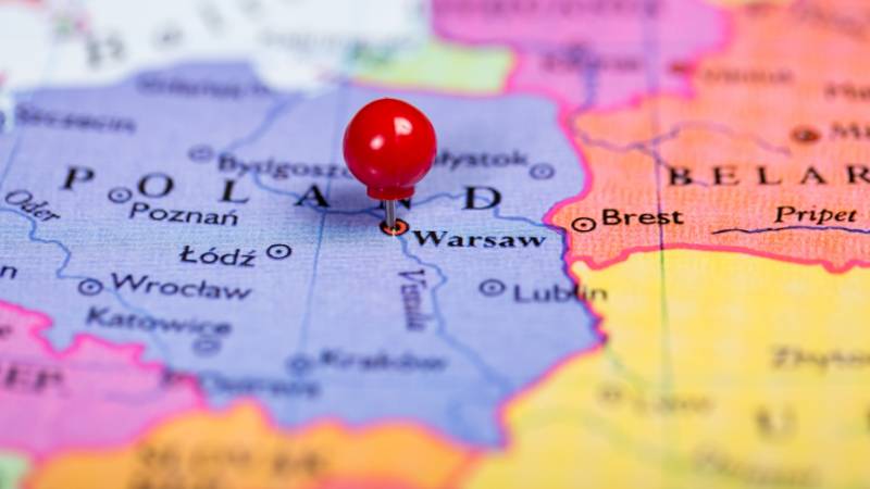 Mapa vojvodství a logistických tras ŠÍBL pro přepravu do Polska